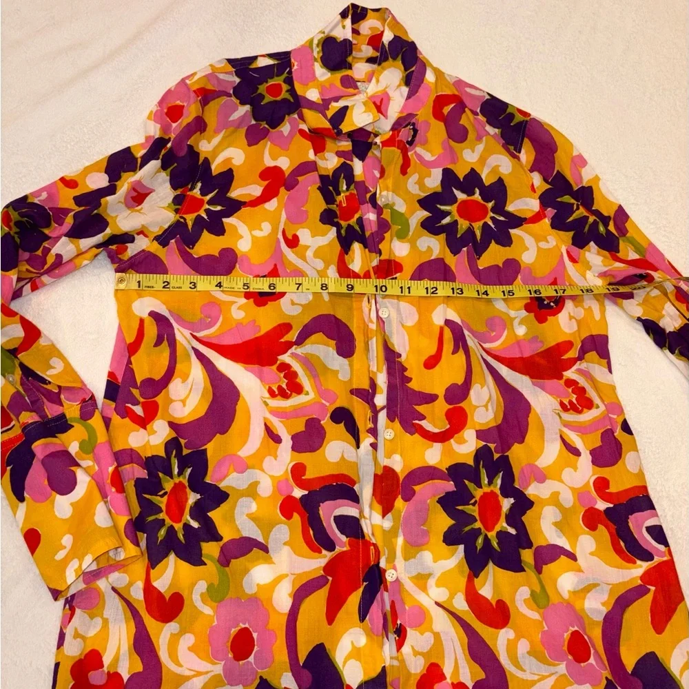 J. Crew Multicolor Floral Shirt - Picture 4 of 8